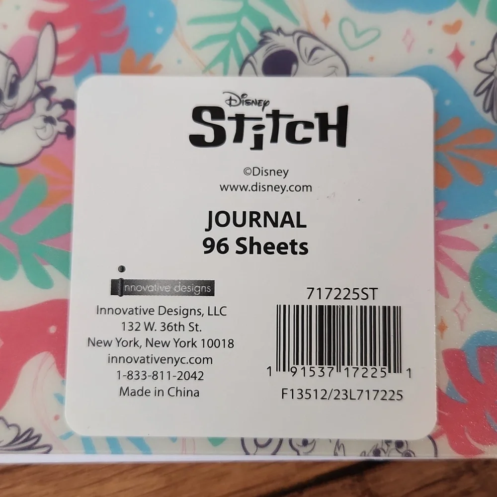 NEW Disney Stitch Tab Journal/Notebook, 96 pages